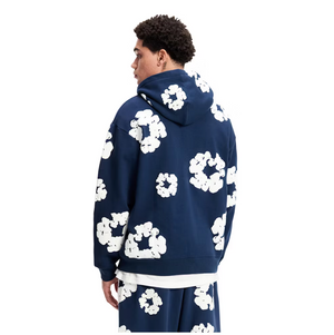 Denim Tears The Cotton Wreath Hoodie Navy