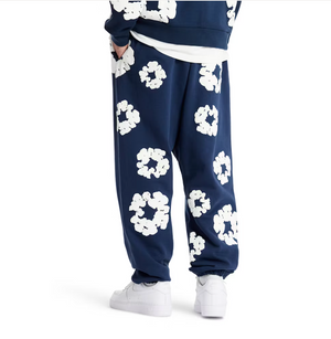 Denim Tears The Cotton Wreath Sweatpants Navy